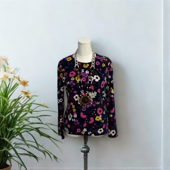 Talbots Colorful Pullover Blouse - Picture 1 of 8
